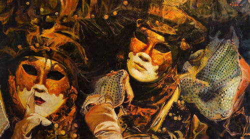 Carnaval Veneciano von Marco Ortolan, Malerei kaufen auf Select