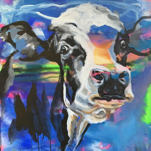 Sunny Mary by Anjuta Schneider, Painting for Sale on Select
