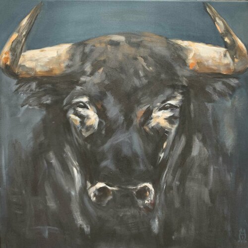 Toro J by Anjuta Schneider, Painting for Sale on Select