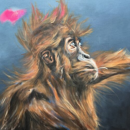 "I am a star!" by Anjuta Schneider, Painting for Sale on Select