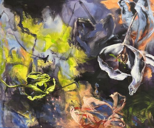 Cycle of life - Tension by Anjuta Schneider, Painting for Sale on Select