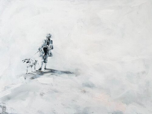 Best friends by Anjuta Schneider, Painting for Sale on Select
