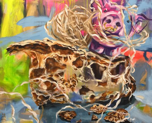 Loslassen by Anjuta Schneider, Painting for Sale on Select