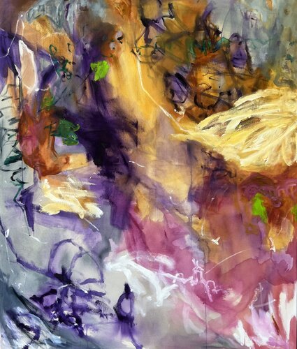 Energy of spring by Anjuta Schneider, Painting for Sale on Select