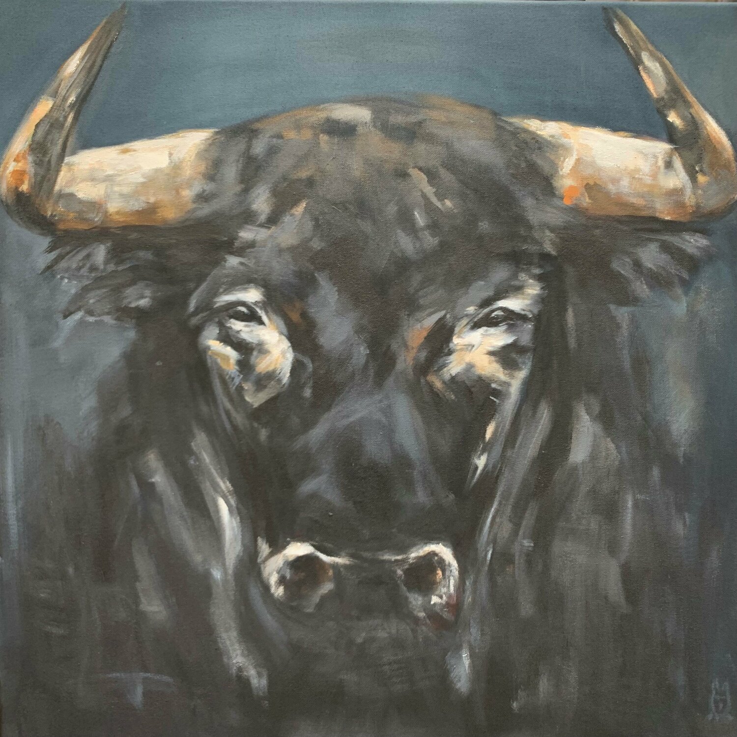 Toro J Anjuta Schneider Original painting for sale