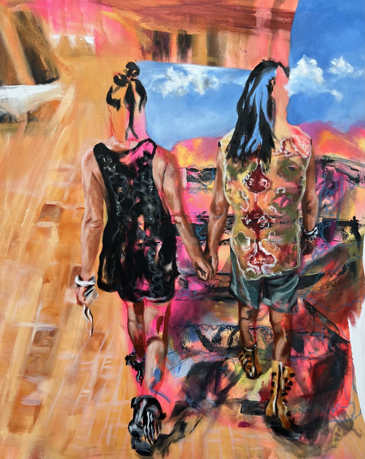 What future are we heading for? (5) Anjuta Schneider Original painting for sale