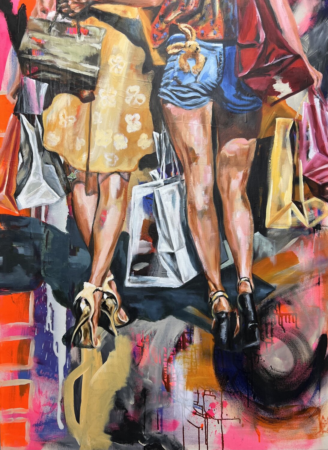 Shopping Queens Anjuta Schneider Original painting for sale