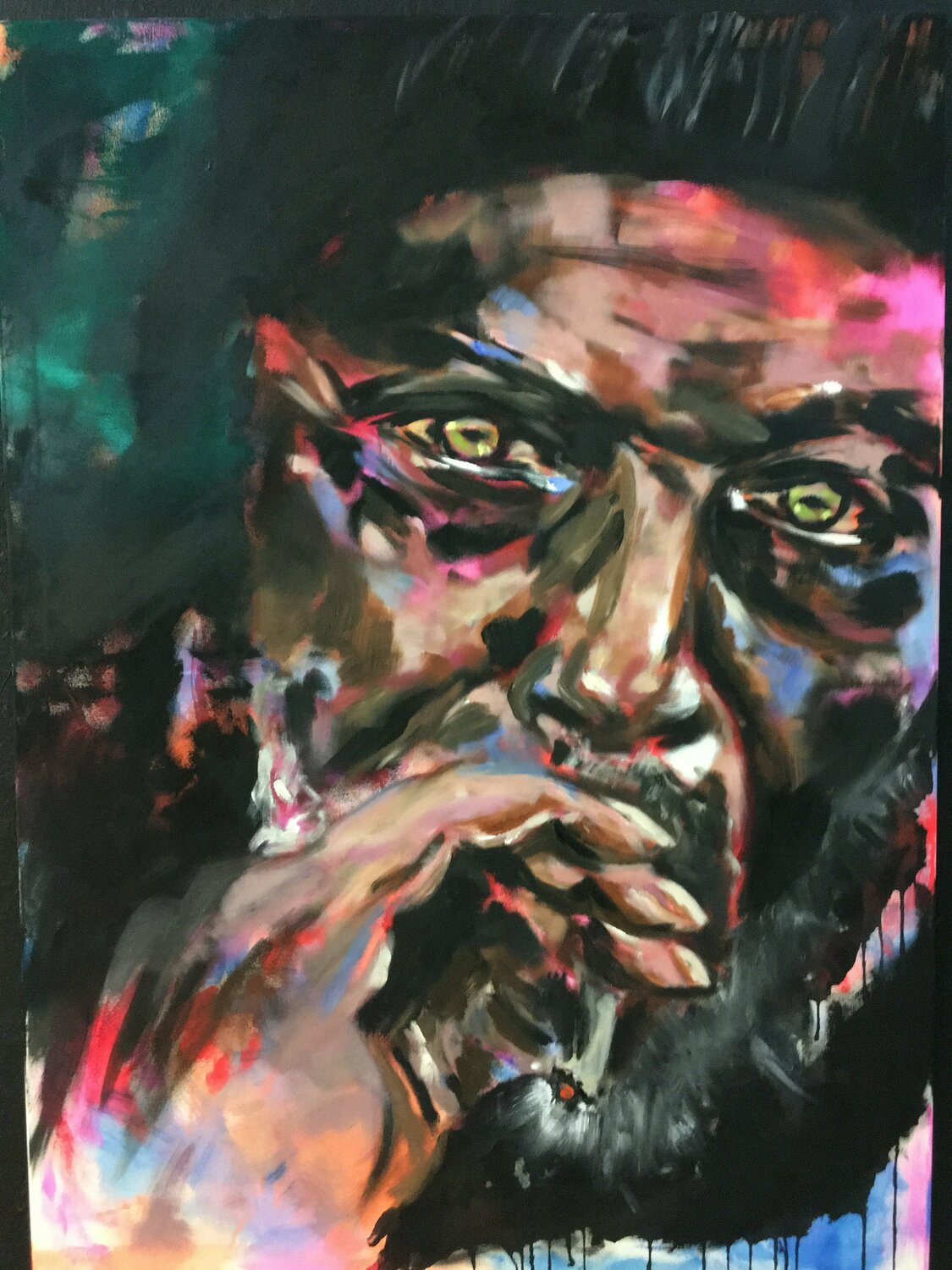 Without Smoking 1 Anjuta Schneider Original painting for sale