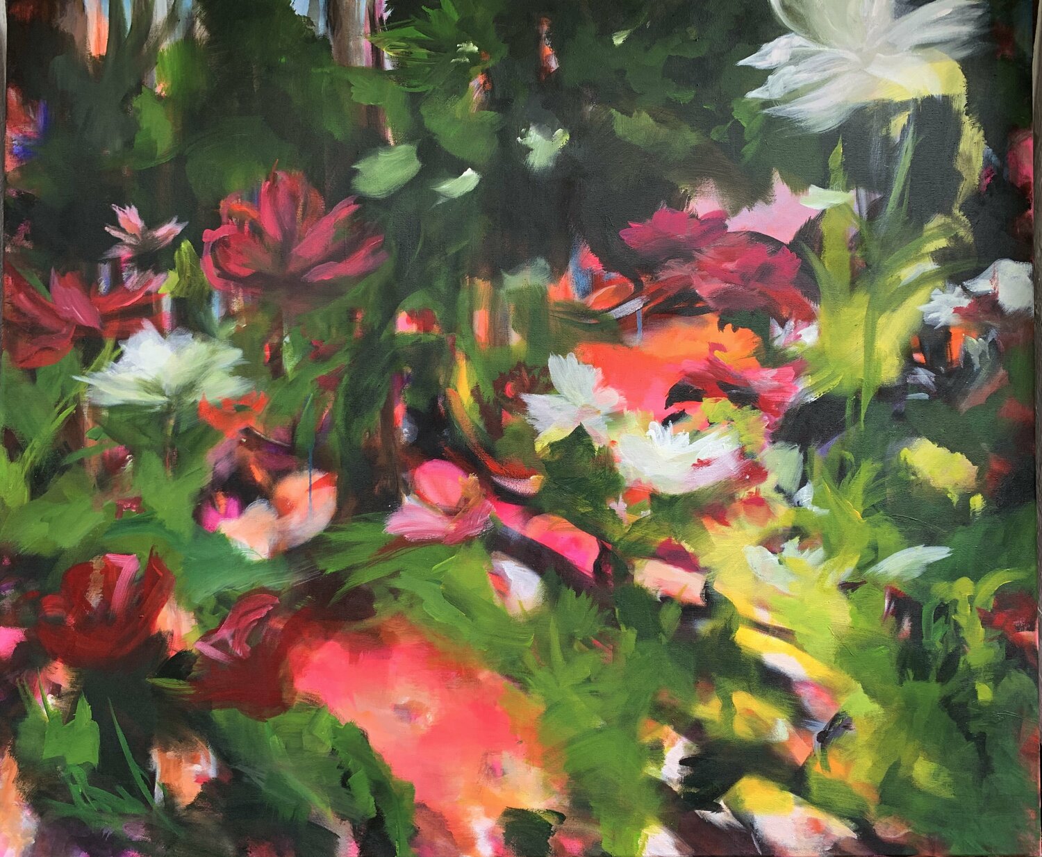 Summer in my heart! Secret Garden Anjuta Schneider Original painting for sale