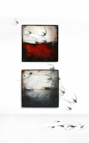 Polish Women - Polish Swallows - longing for freedom by Maja Gajewska, Painting for Sale on Select