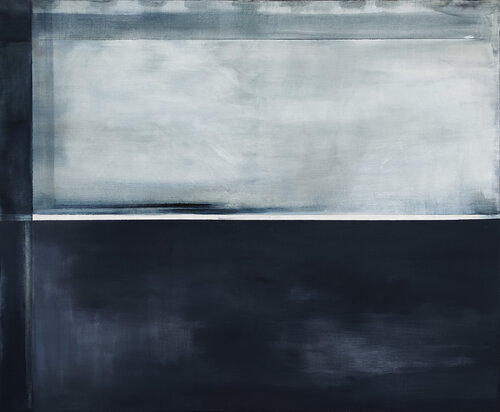 Graphite and white II by Maja Gajewska, Painting for Sale on Select