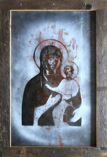 Modern Icon VI by Maja Gajewska, Painting for Sale on Select