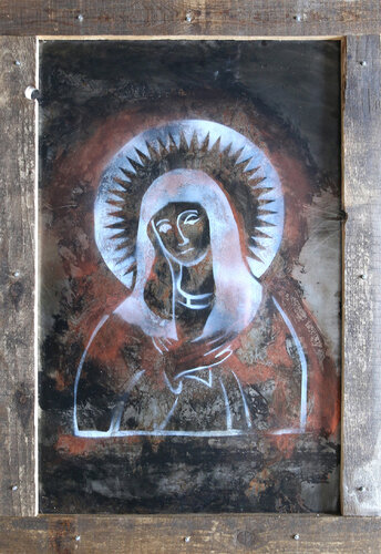 Modern Icon VII by Maja Gajewska, Painting for Sale on Select
