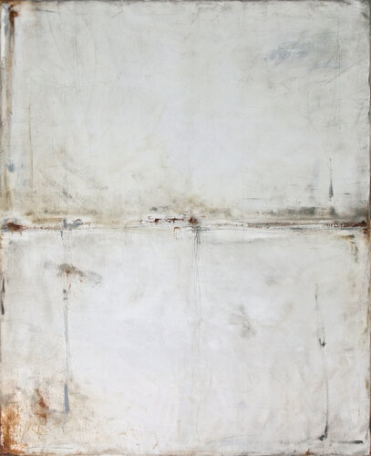 White and beige II by Maja Gajewska, Painting for Sale on Select