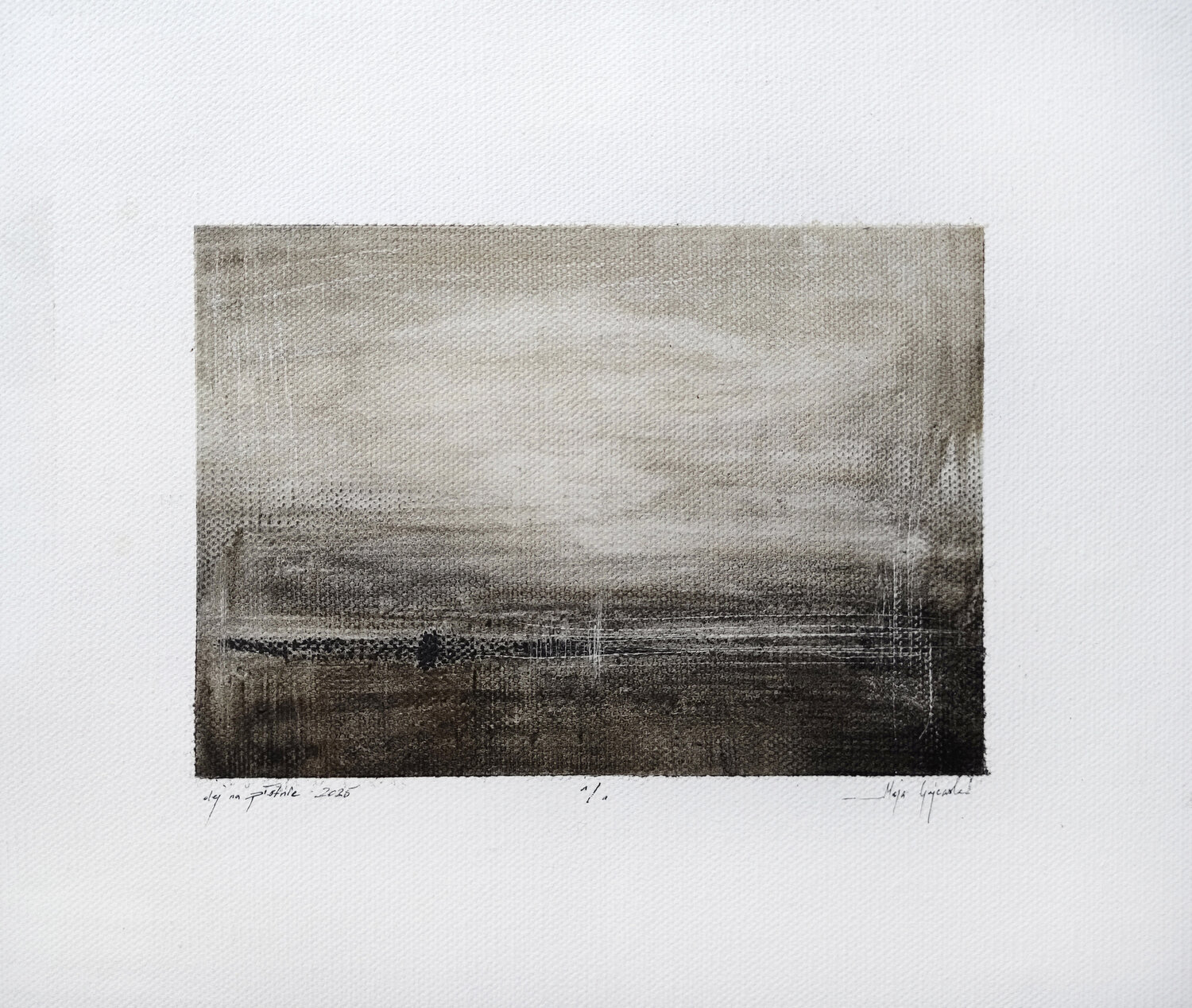 Landscape (07) Maja Gajewska Original painting for sale