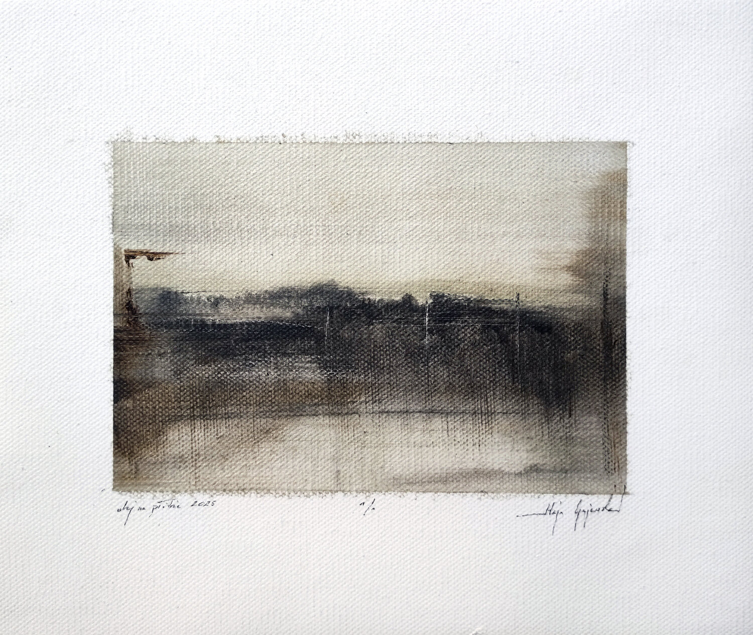 Landscape (09) Maja Gajewska Original painting for sale