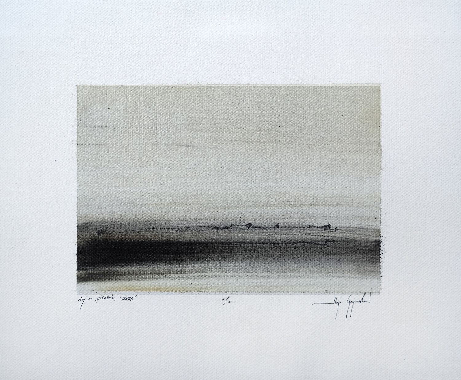 Landscape (13) Maja Gajewska Original painting for sale