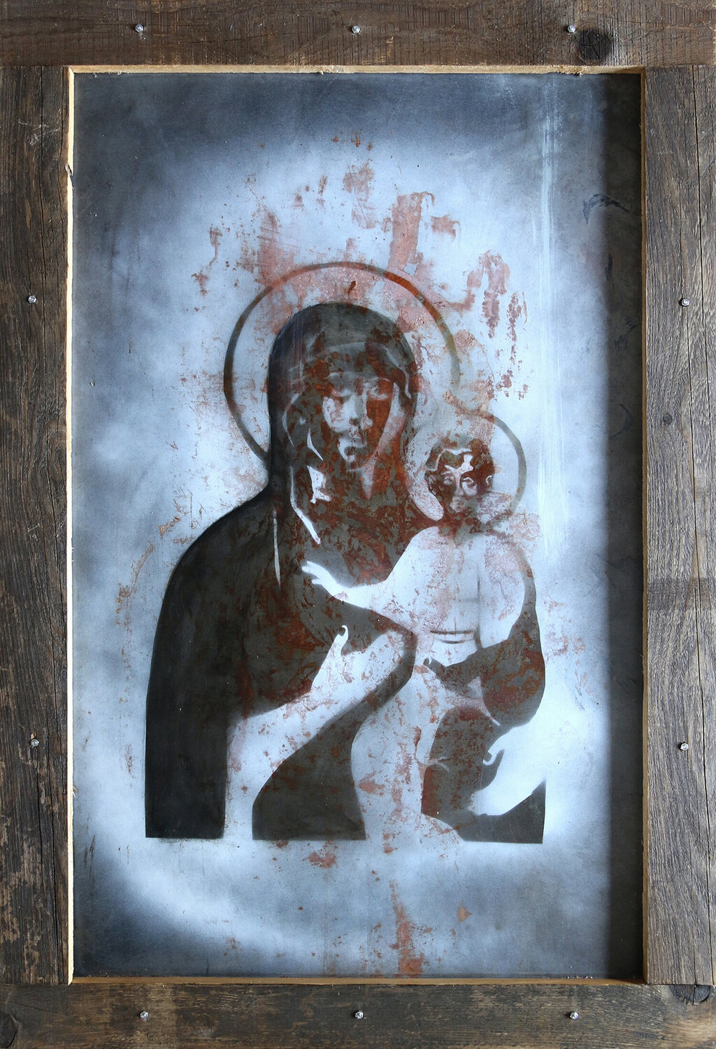 Modern Icon VI Maja Gajewska Original painting for sale
