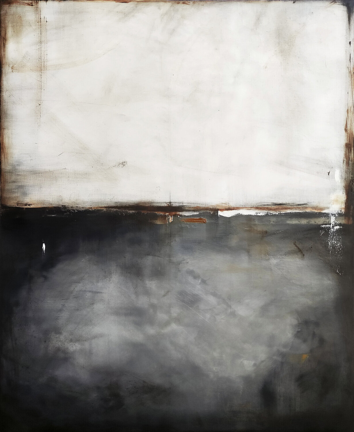 Copper and graphite X Maja Gajewska Original painting for sale