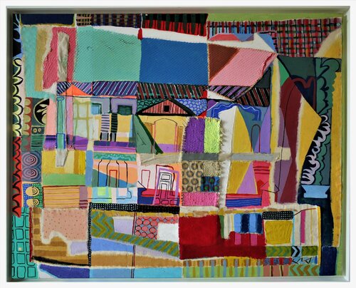 WOODSTOCK HOUSES by F G Davis, Painting for Sale on Select