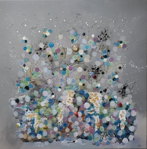 Reflets by Frédérique Chabin-Rivière, Painting for Sale on Select