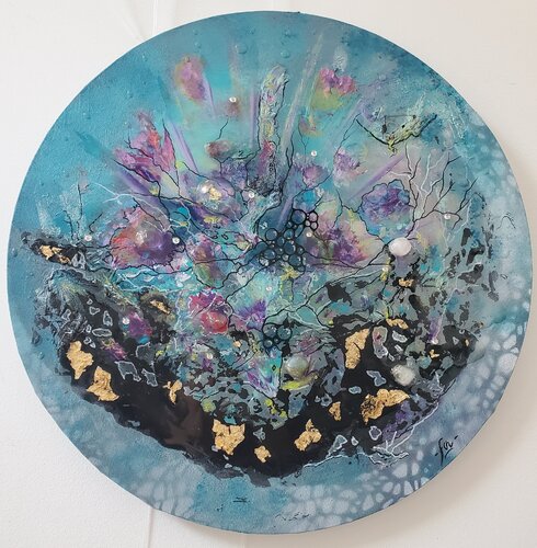 Effervescence by Frédérique Chabin-Rivière, Painting for Sale on Select
