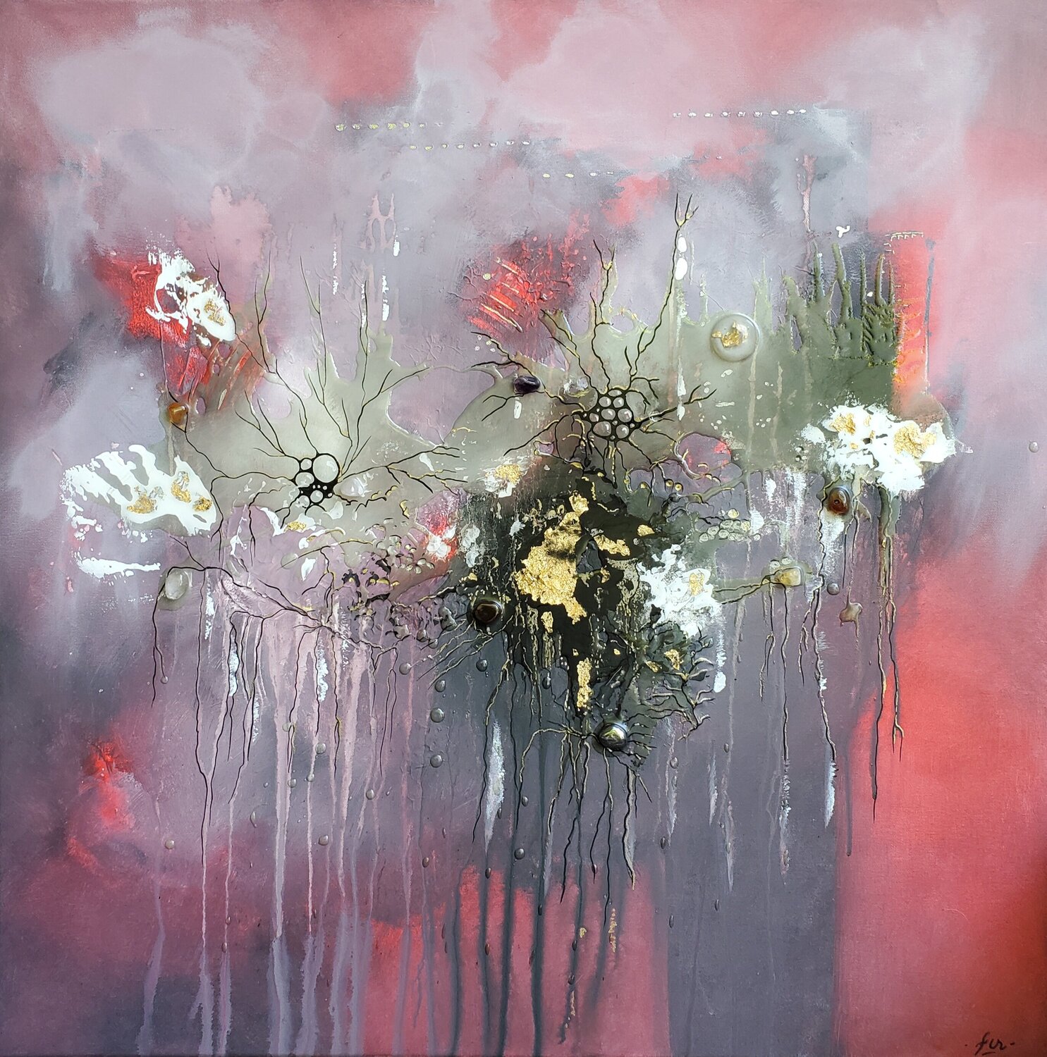 Évanescence Frédérique Chabin-Rivière Original painting for sale