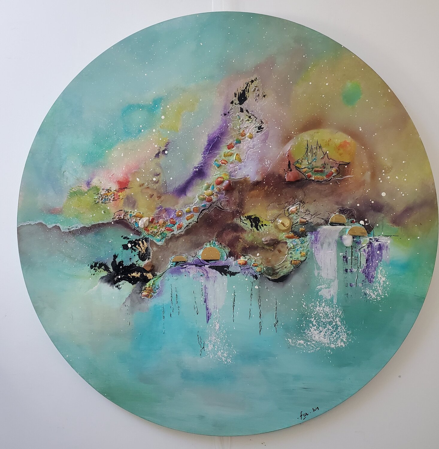 Oracle Frédérique Chabin-Rivière Original painting for sale