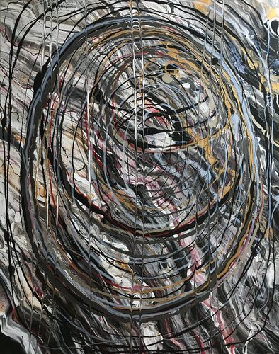 Tourbillons by Yves Thomas, Painting for Sale on Select