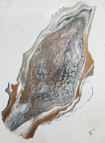 Moby Dick, la grande baleine blanche. by Yves Thomas, Painting for Sale on Select