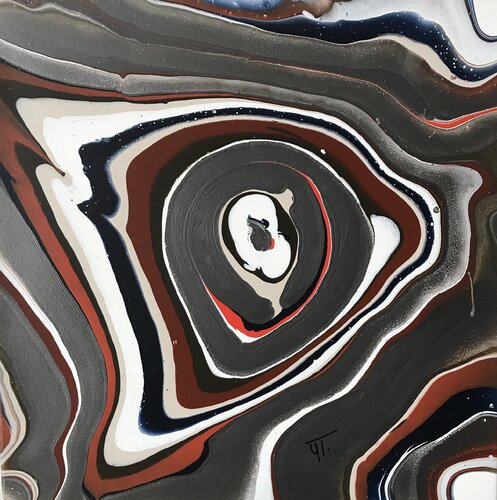 Le petit poisson argenté51 by Yves Thomas, Painting for Sale on Select