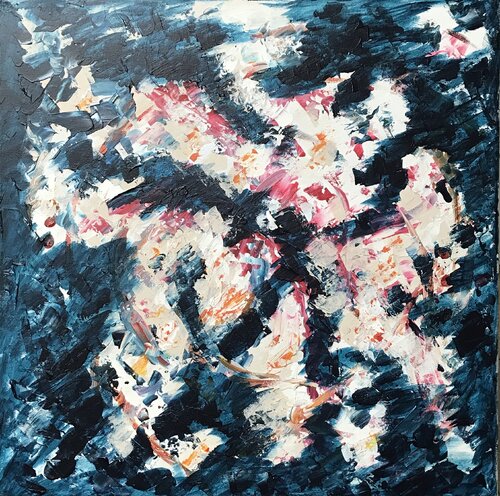 Dans les nuages by Yves Thomas, Painting for Sale on Select