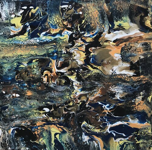 Circulation intense by Yves Thomas, Painting for Sale on Select