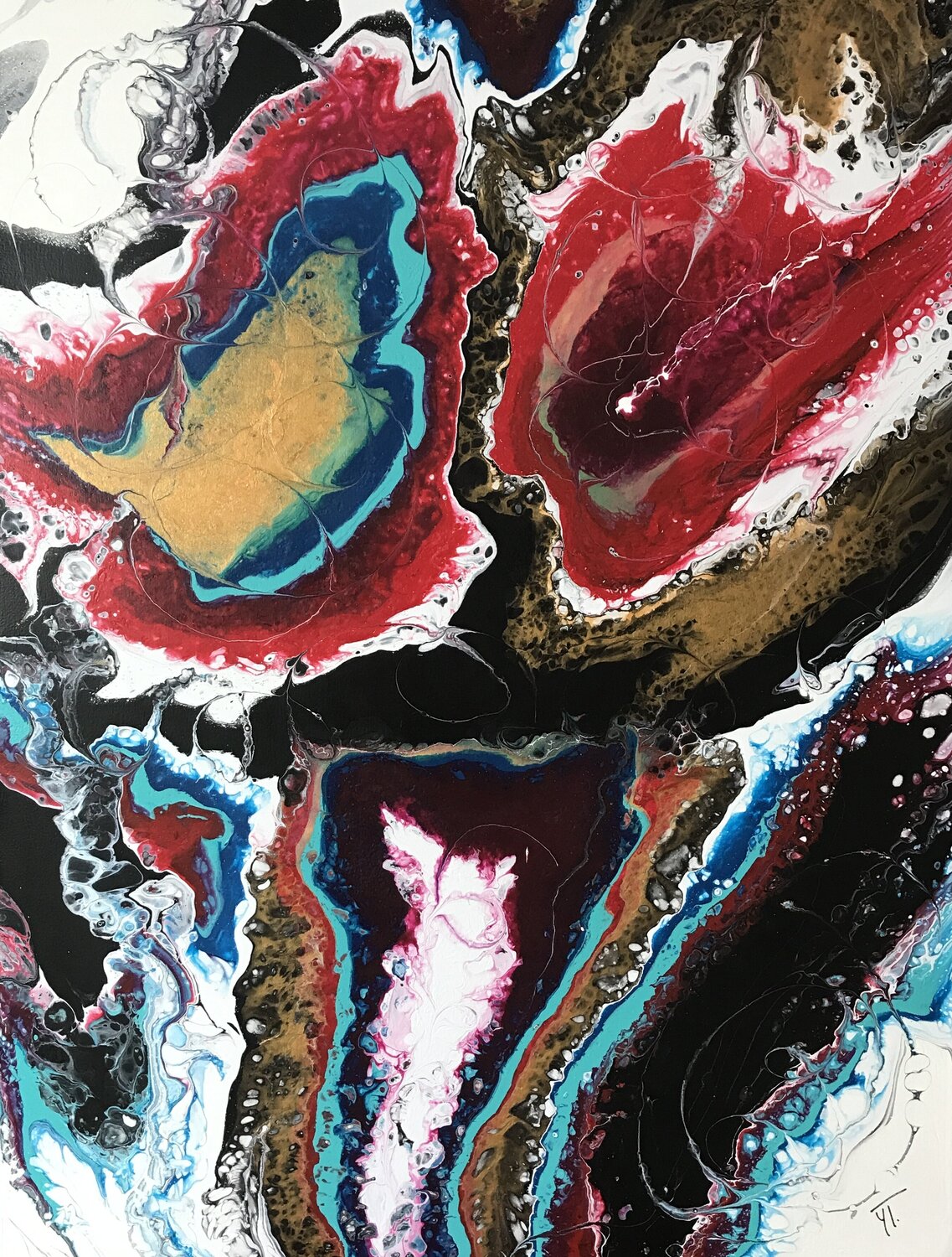 Sous le grand Chapiteau Yves Thomas Original painting for sale