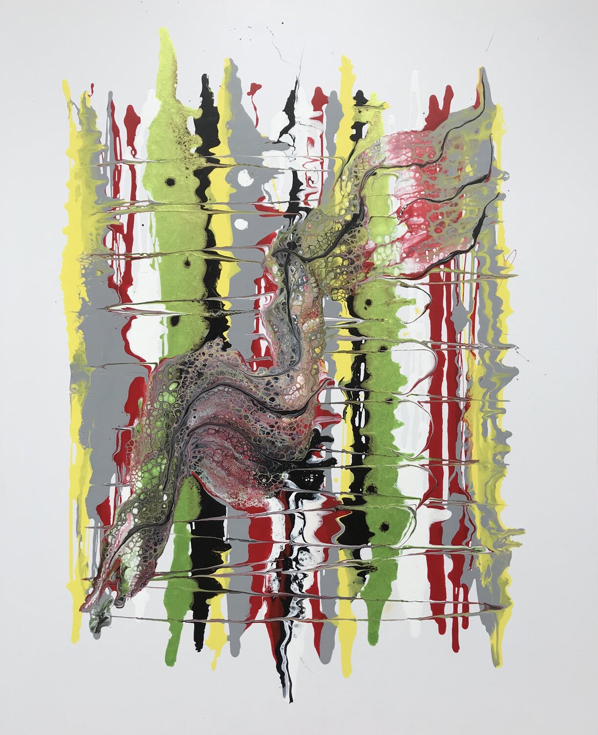 Court-circuit Yves Thomas Original painting for sale