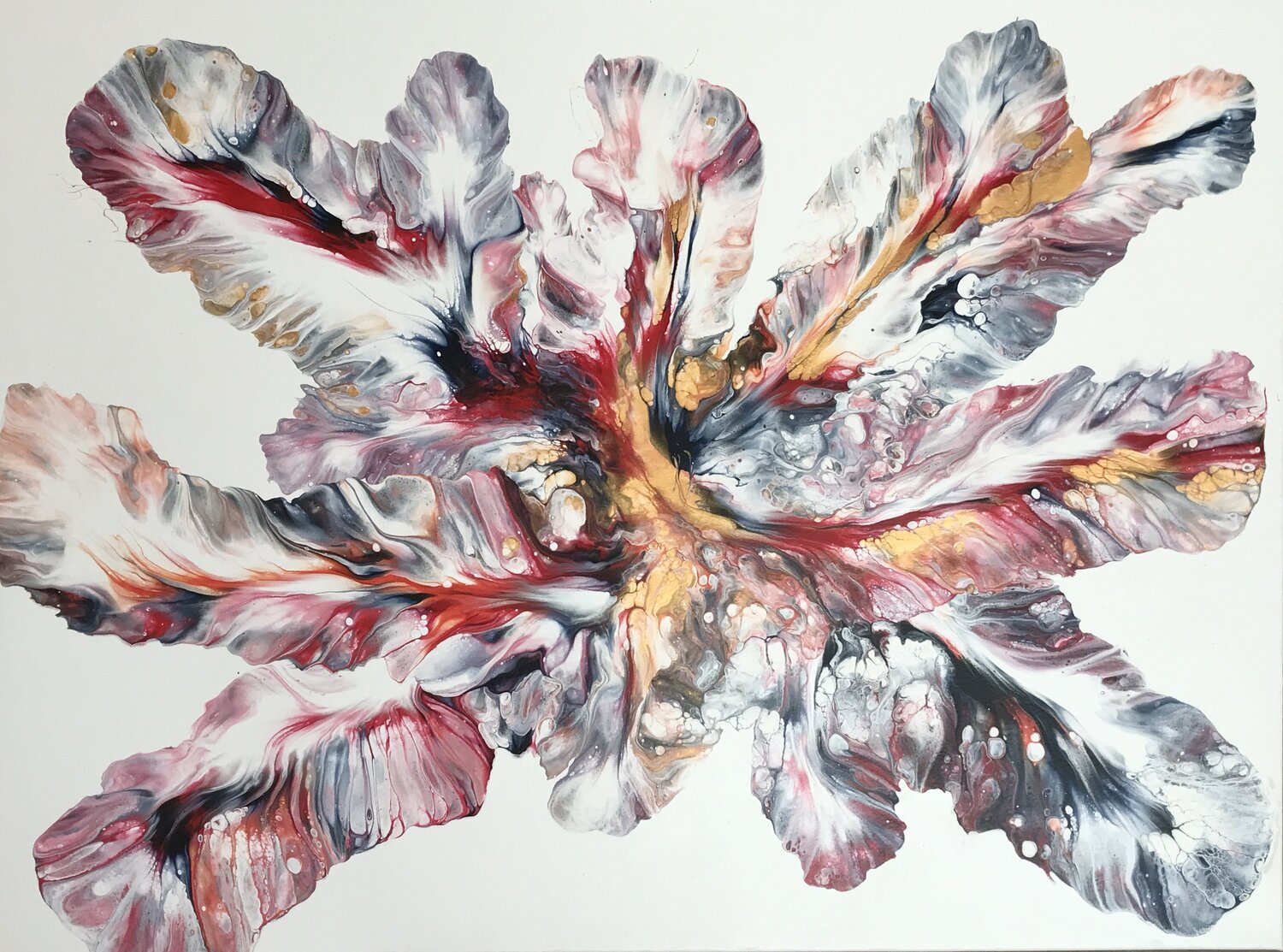 Bouquet Floral Yves Thomas Original painting for sale