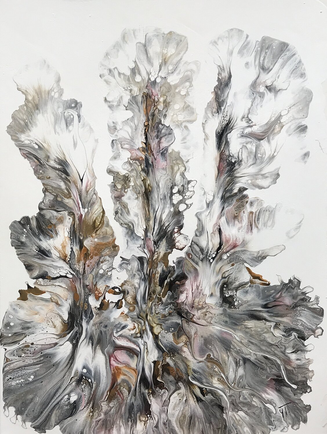 Floraison Yves Thomas Original painting for sale