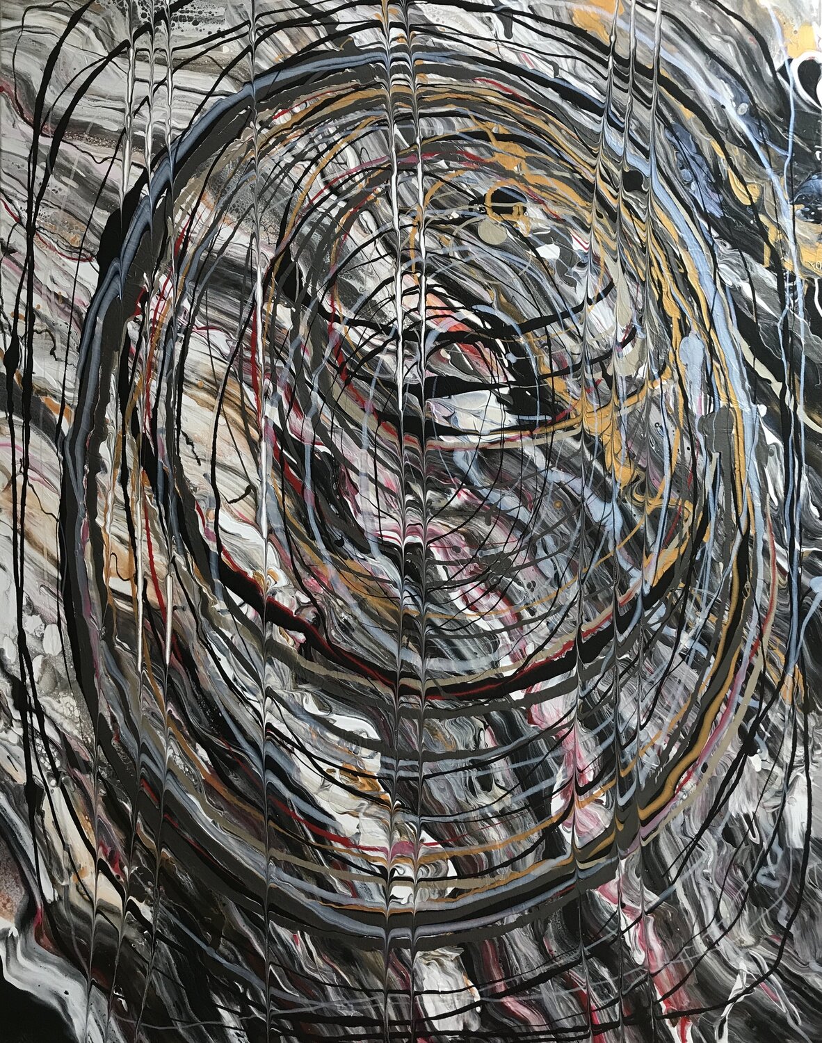 Tourbillons Yves Thomas Original painting for sale