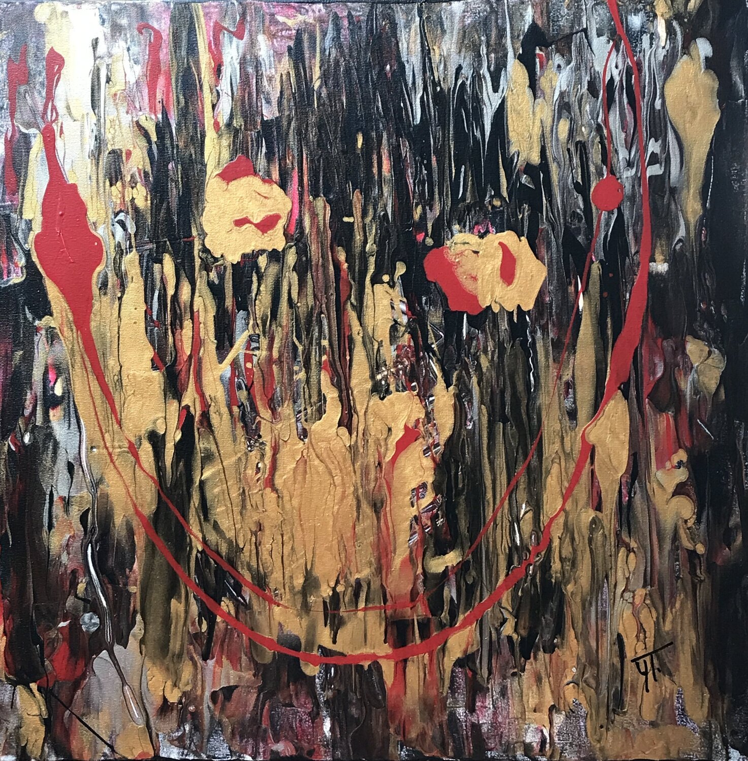 Un si beau sourire... / Such a beautiful smile... Yves Thomas Original painting for sale