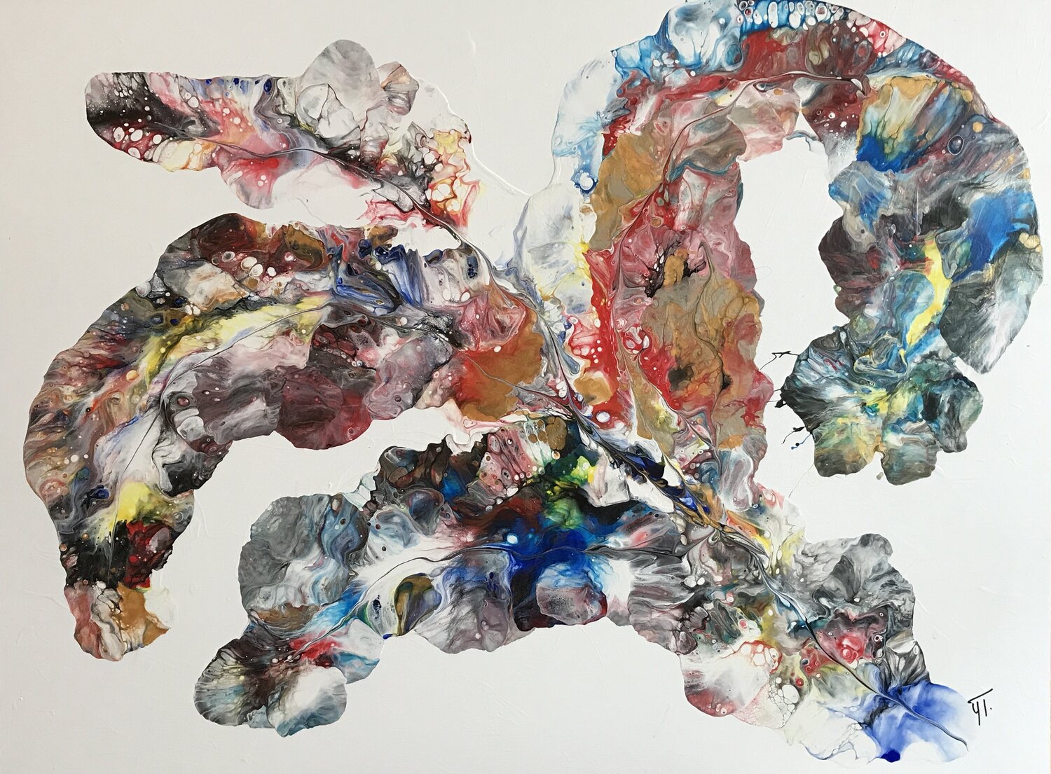 Pegase Yves Thomas Original painting for sale