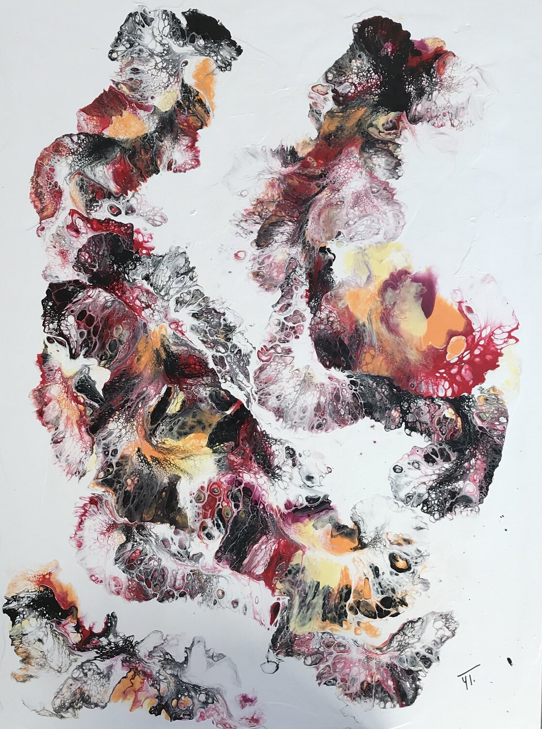 Un homme, une femme... Yves Thomas Original painting for sale