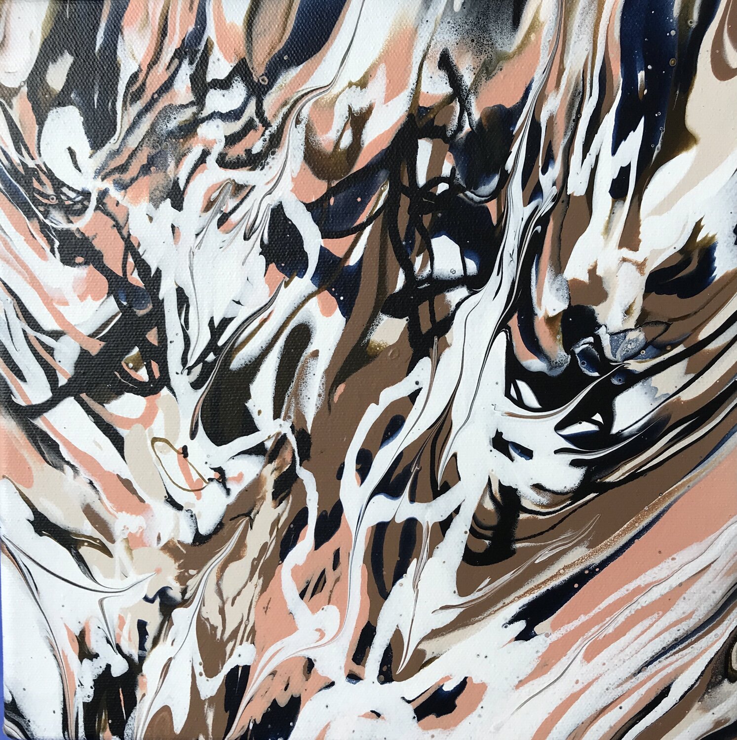 Flore aquatique Yves Thomas Original painting for sale