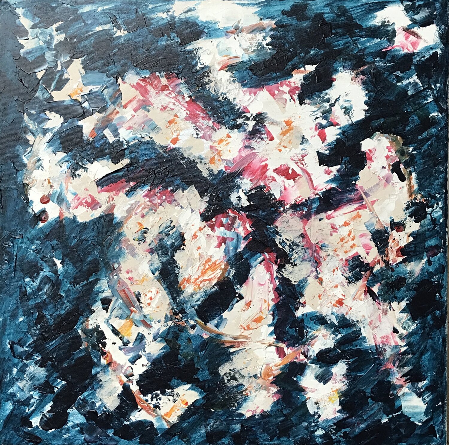 Dans les nuages Yves Thomas Original painting for sale