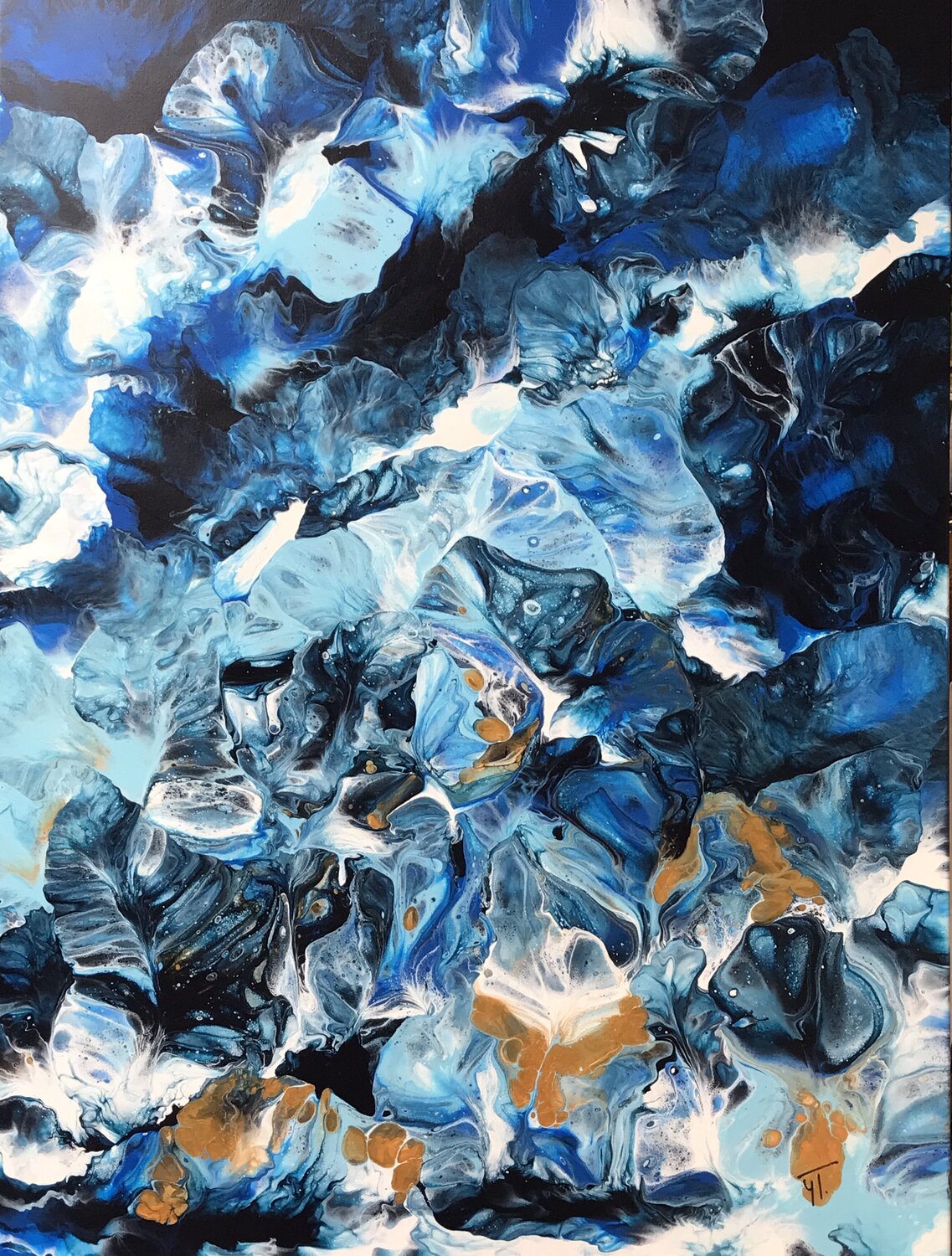 Bord de mer Yves Thomas Original painting for sale