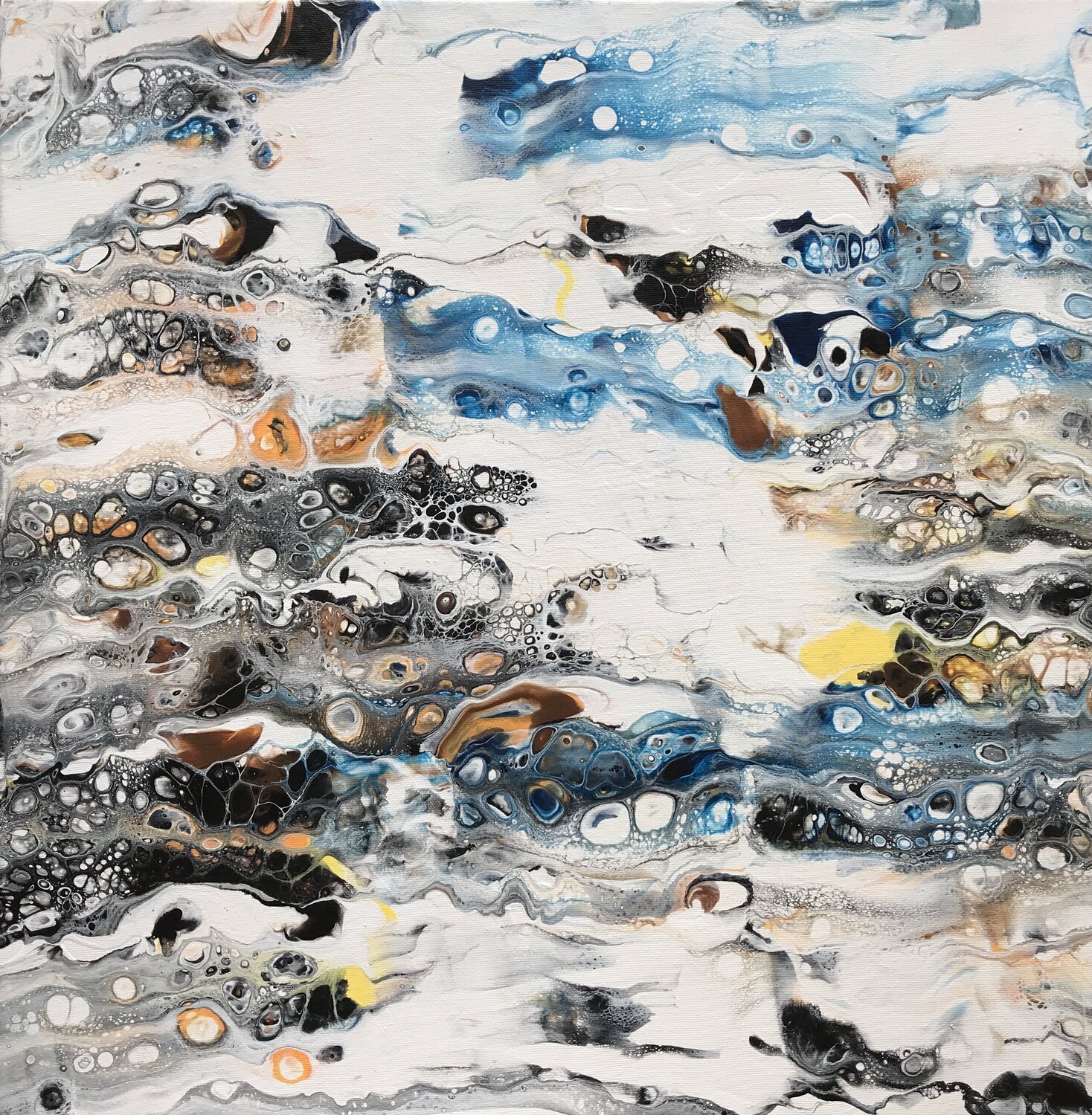 Plénitude Yves Thomas Original painting for sale