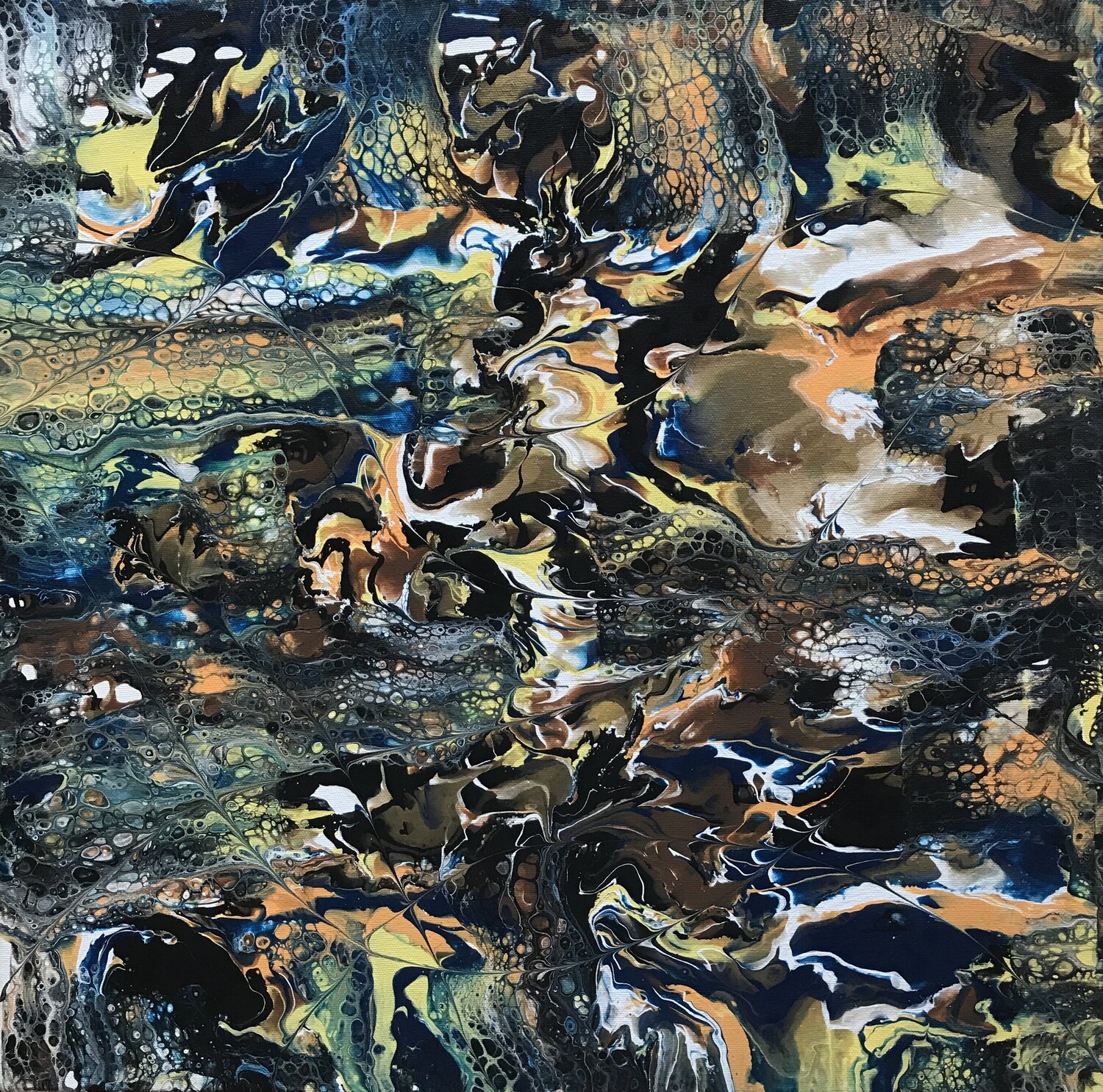 Circulation intense Yves Thomas Original painting for sale