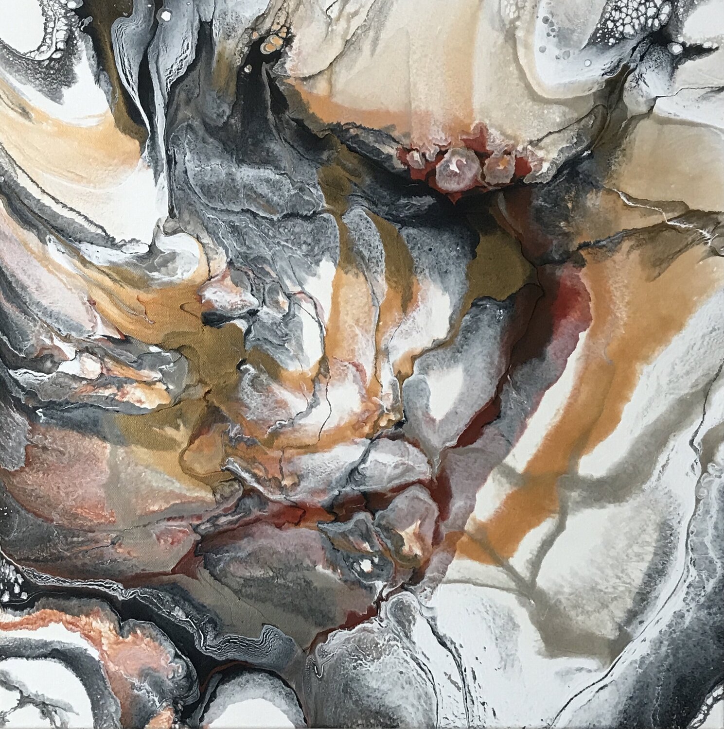 Floraison Yves Thomas Original painting for sale