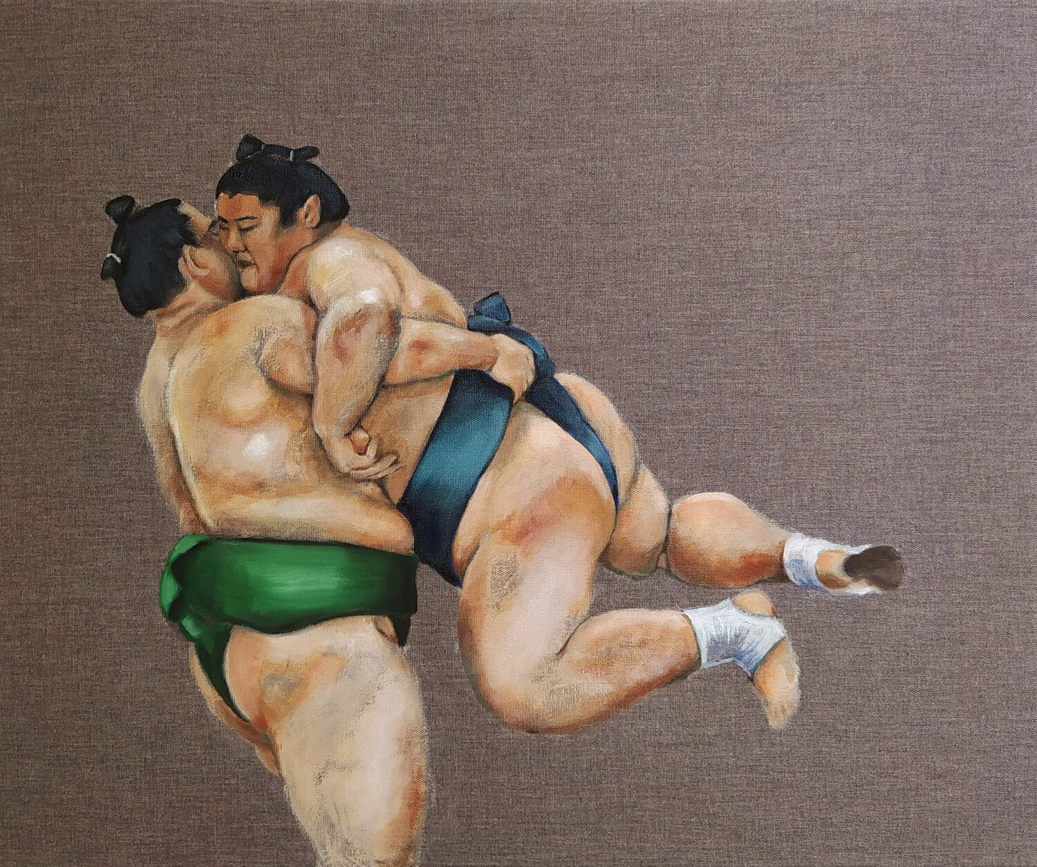 UN POCO MÁS FRÍOS Valeria Pesce Original painting for sale