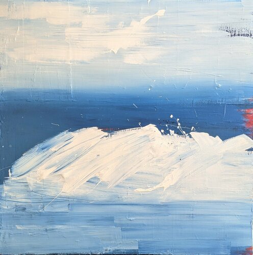 L'écume [Mais pas des jours] by Benoît Guérin, Painting for Sale on Select
