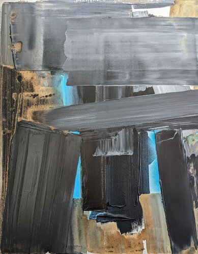 Composition abstraite n°43 by Benoît Guérin, Painting for Sale on Select